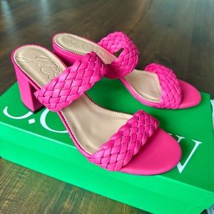 J Crew Lucie braided-strap sandals in Italian leather